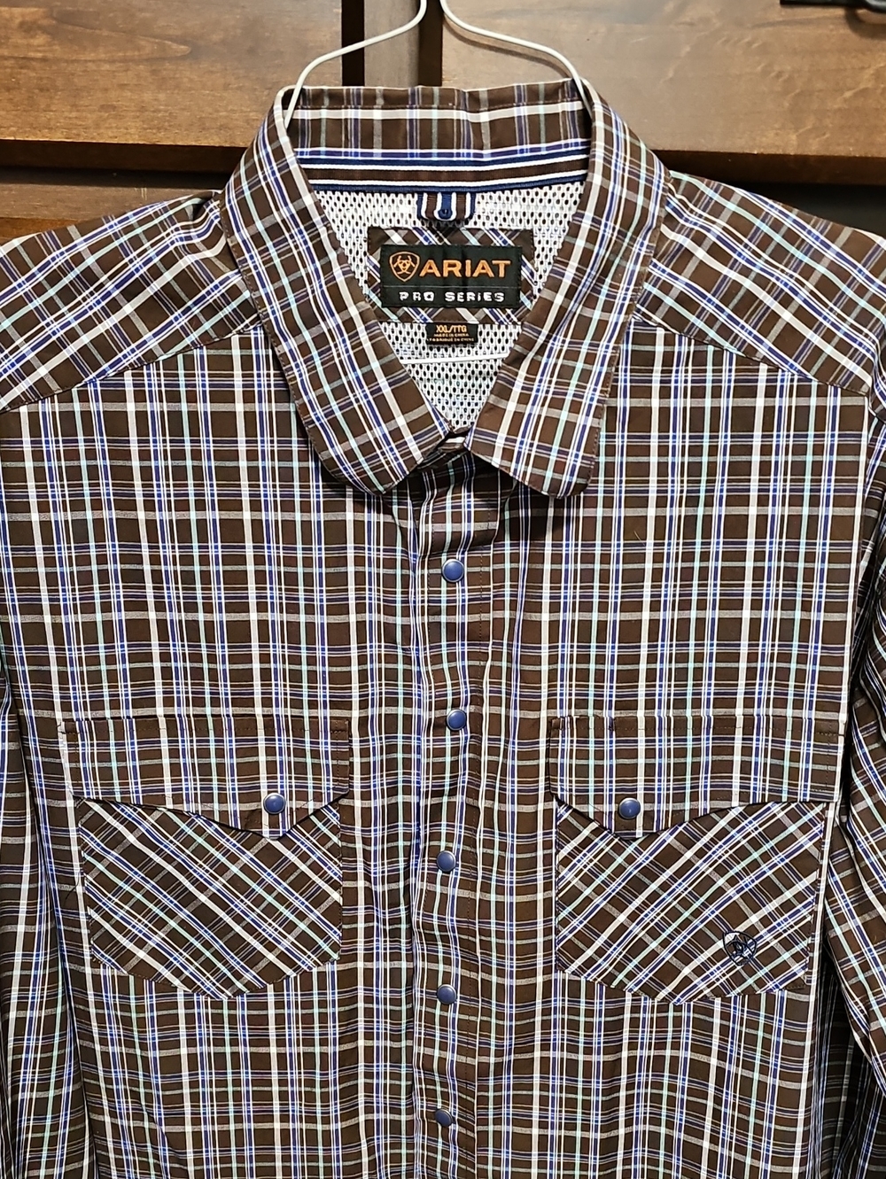 Ariat Pro Series Western Cowboy Button Down Shirt